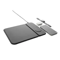 Podloga za miš 3u1 bežični punjač 15W Swiss peak RCS P309.03 black-7