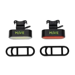Set USB rasvjetnih svjetala za bicikle Lumino RCS P513.84 black-3