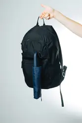Kišobran s karabinerom Yara 21" AWARE™ RPET P850.71 navy-9