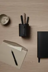 Držač za olovke VINGA Timo PU RCS RPET V30000 black-4