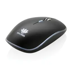 Bežični miš sa svjetlećim logotipom P300.32 black-5