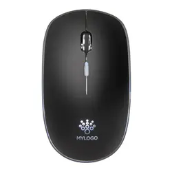 Bežični miš sa svjetlećim logotipom P300.32 black-6