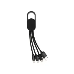Kabel s karabinerom 4u1 P302.07 black-1