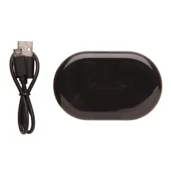 Slušalice u kutiji za punjenje sa svjetlećim logotipom TWS P329.18 black-4