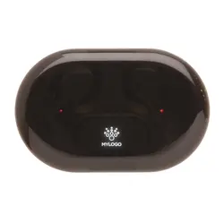 Slušalice u kutiji za punjenje sa svjetlećim logotipom TWS P329.18 black-9