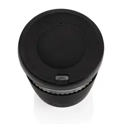 Čaša sa silikonskim poklopcem i navlakom, 360 ml Ukiyo P432.70 black-5