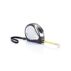 Promotivni kromirani metar s gumenom vezicom, 5m/19mm P113.40