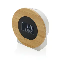 Stolni sat od plastike i bambusa Utah RCS LCD P279.61