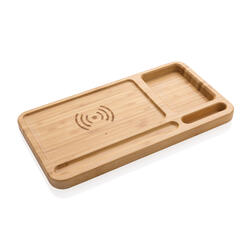 Stolni organizator od bambusa 10W bežični punjač P308.39