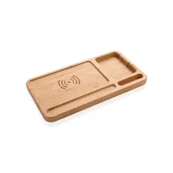 Stolni organizator od bambusa 5W bežični punjač P308.62