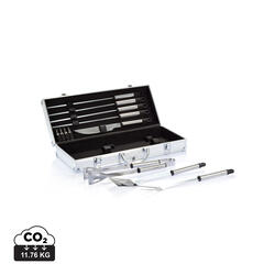 Set za roštilj od 12 komada u aluminijskoj kutiji P422.18