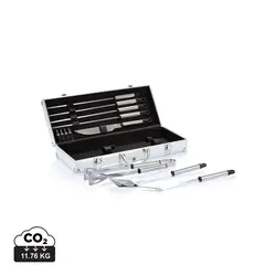 Set za roštilj od 12 komada u aluminijskoj kutiji P422.18