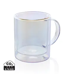Šalica od galvaniziranog stakla s dvostrukom stijenkom Deluxe P433.11
