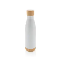 Promotivna termosica s poklopcem i dnom od bambusa P436.79