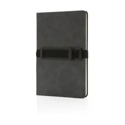 Rokovnik A5 s držačem za mobitel i olovkom tvrdi uvez PU Deluxe P774.23