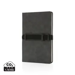 Rokovnik A5 s držačem za mobitel i olovkom tvrdi uvez PU Deluxe P774.23