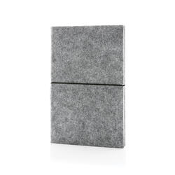Rokovnik A5 s mekim uvezom od recikliranog filca s GRS certifikatom P774.47