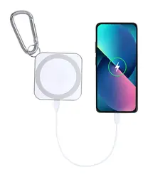 Magnetni bežični punjač Dorex AP735570 white 58×58×9 mm-3
