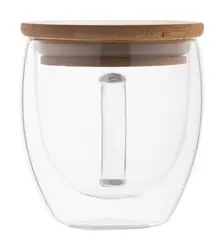 Staklena termo šalica Grobina Mini AP800566 transparent ø82×90 mm-3