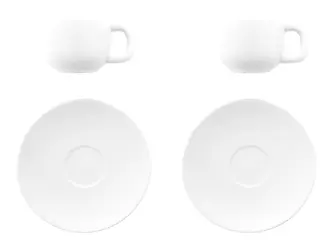 Set šalica za espresso Caturra AP800552 white 130×130×87 mm-2
