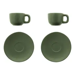 Set šalica za espresso Caturra AP800552 green 130×130×87 mm-8