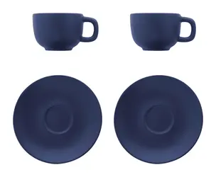 Set šalica za cappuccino Caturra Plus AP800556 dark blue 160×160×110 mm-6