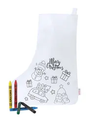 Božićna čarapa za bojanje Mordy AP735450 white 200×290 mm-0