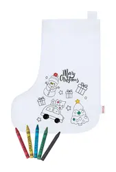 Božićna čarapa za bojanje Mordy AP735450 white 200×290 mm-3