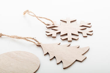 Ukras za božićno drvce Rosvik AP845187 natural 63×80×2 mm-2