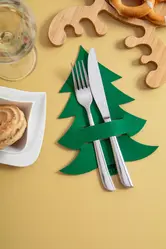 Božićni set držača za pribor za jelo Tonsvik AP845192 green 160×220×10 mm-7