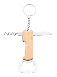 Privjesak za ključeve i otvarač za boce Sukubo Mini AP808151 natural 80×133×36 mm-4