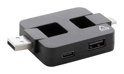 USB čvorište Rahubu AP864037 black 52×46×13 mm-3