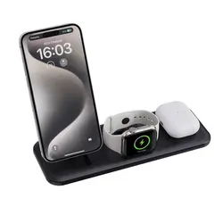 Magnetni punjač 15W Urban Vitamin Torrance 3 u 1 P309.50 black-3