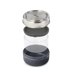 Staklena posuda za ručak 750 ml Black+Blum  P439.04 silver-3