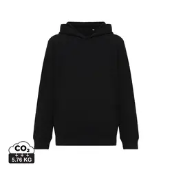 Iqoniq Yengo kids recycled cotton hoodie with sidepockets-0