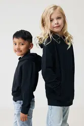 Iqoniq Yengo kids recycled cotton hoodie with sidepockets-14