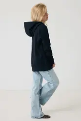 Iqoniq Yengo kids recycled cotton hoodie with sidepockets-22