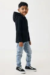 Iqoniq Yengo kids recycled cotton hoodie with sidepockets-30