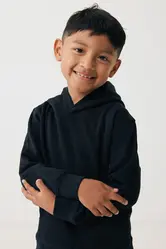 Iqoniq Yengo kids recycled cotton hoodie with sidepockets-32
