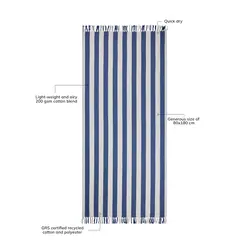 Ručnik VINGA Ornos GRS V45021 blue-6