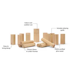 Mini igra VINGA Kubb V45323 brown-6