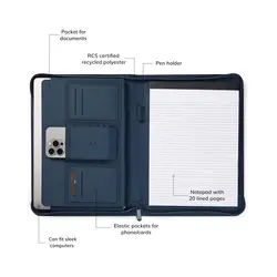 Portfelj A4 VINGA Baltimore RCS V77201 navy-8