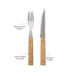 Set pribora za jelo 8 kom VINGA Paso V42200 brown-4