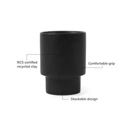Šalica VINGA Nagano pure RCS V43402 black-6