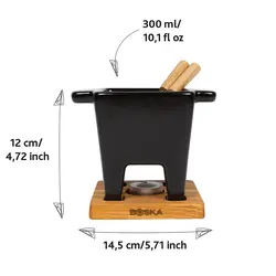 Tapas Fondue Nero 300 ml BOSKA  RB85353 black-4