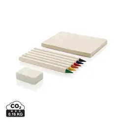Set olovaka za bojanje s notesom 6kom Micki GRS infinity P611.36 white-8