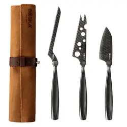 Set noževa za sir Monaco+ Black BOSKA RB3070