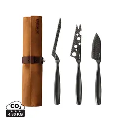 Set noževa za sir Monaco+ Black BOSKA RB3070