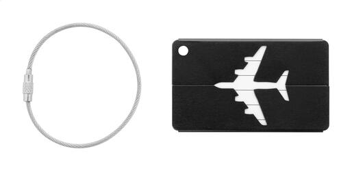 Oznaka za prtljagu Orlando AP808121 black 75×46×3 mm-0