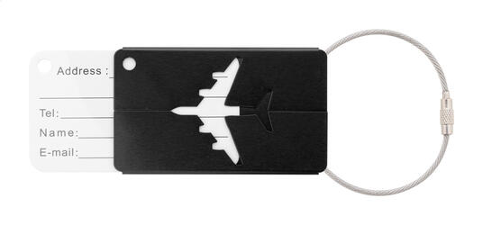 Oznaka za prtljagu Orlando AP808121 black 75×46×3 mm-1